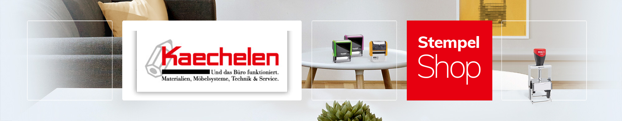 Willkommen im Stempelshop Kaechlen 